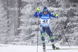 07.01.2022, Oberhof, Germany (GER): Mikita Labastau (BLR) -  IBU World Cup Biathlon, sprint men, Oberhof (GER). www.nordicfocus.com. © Manzoni/NordicFocus. Every downloaded picture is fee-liable.