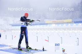 07.01.2022, Oberhof, Germany (GER): Johannes Kuehn (GER) -  IBU World Cup Biathlon, sprint men, Oberhof (GER). www.nordicfocus.com. © Manzoni/NordicFocus. Every downloaded picture is fee-liable.