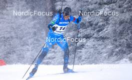 07.01.2022, Oberhof, Germany (GER): Antonin Guigonnat (FRA) -  IBU World Cup Biathlon, sprint men, Oberhof (GER). www.nordicfocus.com. © Manzoni/NordicFocus. Every downloaded picture is fee-liable.