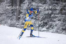 07.01.2022, Oberhof, Germany (GER): Oskar Brandt (SWE) -  IBU World Cup Biathlon, sprint men, Oberhof (GER). www.nordicfocus.com. © Manzoni/NordicFocus. Every downloaded picture is fee-liable.