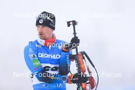 07.01.2022, Oberhof, Germany (GER): Fabien Claude (FRA) -  IBU World Cup Biathlon, sprint men, Oberhof (GER). www.nordicfocus.com. © Manzoni/NordicFocus. Every downloaded picture is fee-liable.