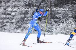 07.01.2022, Oberhof, Germany (GER): Didier Bionaz (ITA) -  IBU World Cup Biathlon, sprint men, Oberhof (GER). www.nordicfocus.com. © Manzoni/NordicFocus. Every downloaded picture is fee-liable.