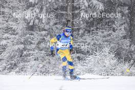 07.01.2022, Oberhof, Germany (GER): Jesper Nelin (SWE) -  IBU World Cup Biathlon, sprint men, Oberhof (GER). www.nordicfocus.com. © Manzoni/NordicFocus. Every downloaded picture is fee-liable.