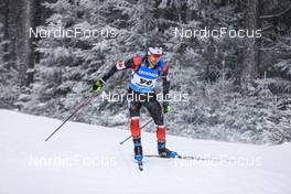 07.01.2022, Oberhof, Germany (GER): Trevor Kiers (CAN) -  IBU World Cup Biathlon, sprint men, Oberhof (GER). www.nordicfocus.com. © Manzoni/NordicFocus. Every downloaded picture is fee-liable.