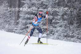 07.01.2022, Oberhof, Germany (GER): Sean Doherty (USA) -  IBU World Cup Biathlon, sprint men, Oberhof (GER). www.nordicfocus.com. © Manzoni/NordicFocus. Every downloaded picture is fee-liable.