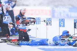 07.01.2022, Oberhof, Germany (GER): Felix Leitner (AUT) -  IBU World Cup Biathlon, sprint men, Oberhof (GER). www.nordicfocus.com. © Manzoni/NordicFocus. Every downloaded picture is fee-liable.