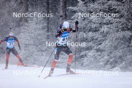 07.01.2022, Oberhof, Germany (GER): Adam Runnalls (CAN) -  IBU World Cup Biathlon, sprint men, Oberhof (GER). www.nordicfocus.com. © Manzoni/NordicFocus. Every downloaded picture is fee-liable.