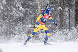 07.01.2022, Oberhof, Germany (GER): Sebastian Samuelsson (SWE) -  IBU World Cup Biathlon, sprint men, Oberhof (GER). www.nordicfocus.com. © Manzoni/NordicFocus. Every downloaded picture is fee-liable.