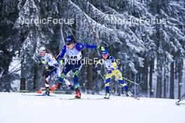 07.01.2022, Oberhof, Germany (GER): (l-r), Iryna Leshchanka (BLR), Anna Magnusson (SWE) -  IBU World Cup Biathlon, sprint women, Oberhof (GER). www.nordicfocus.com. © Manzoni/NordicFocus. Every downloaded picture is fee-liable.