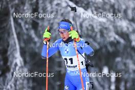 07.01.2022, Oberhof, Germany (GER): Lisa Vittozzi (ITA) -  IBU World Cup Biathlon, sprint women, Oberhof (GER). www.nordicfocus.com. © Manzoni/NordicFocus. Every downloaded picture is fee-liable.