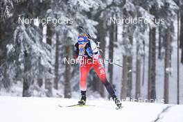 07.01.2022, Oberhof, Germany (GER): Lisa Theresa Hauser (AUT) -  IBU World Cup Biathlon, sprint women, Oberhof (GER). www.nordicfocus.com. © Manzoni/NordicFocus. Every downloaded picture is fee-liable.