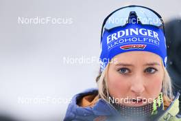 07.01.2022, Oberhof, Germany (GER): Anna Weidel (GER) -  IBU World Cup Biathlon, sprint women, Oberhof (GER). www.nordicfocus.com. © Manzoni/NordicFocus. Every downloaded picture is fee-liable.