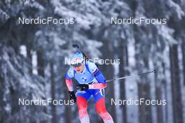 07.01.2022, Oberhof, Germany (GER): Anastasiia Shevchenko (RUS) -  IBU World Cup Biathlon, sprint women, Oberhof (GER). www.nordicfocus.com. © Manzoni/NordicFocus. Every downloaded picture is fee-liable.