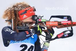 07.01.2022, Oberhof, Germany (GER): Janina Hettich (GER) -  IBU World Cup Biathlon, sprint women, Oberhof (GER). www.nordicfocus.com. © Manzoni/NordicFocus. Every downloaded picture is fee-liable.