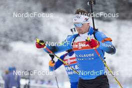 05.01.2022, Oberhof, Germany (GER): Fabien Claude (FRA) - IBU World Cup Biathlon, training, Oberhof (GER). www.nordicfocus.com. © Manzoni/NordicFocus. Every downloaded picture is fee-liable.