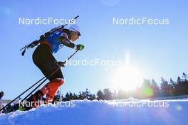 06.01.2022, Oberhof, Germany (GER): Adam Runnalls (CAN) - IBU World Cup Biathlon, training, Oberhof (GER). www.nordicfocus.com. © Manzoni/NordicFocus. Every downloaded picture is fee-liable.