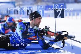 06.01.2022, Oberhof, Germany (GER): Simon Desthieux (FRA) - IBU World Cup Biathlon, training, Oberhof (GER). www.nordicfocus.com. © Manzoni/NordicFocus. Every downloaded picture is fee-liable.