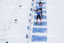 05.01.2022, Oberhof, Germany (GER): Alexander Loginov (RUS) - IBU World Cup Biathlon, training, Oberhof (GER). www.nordicfocus.com. © Manzoni/NordicFocus. Every downloaded picture is fee-liable.