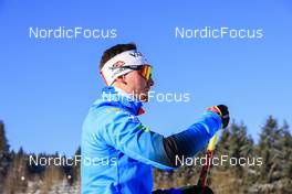 06.01.2022, Oberhof, Germany (GER): Fabien Claude (FRA) - IBU World Cup Biathlon, training, Oberhof (GER). www.nordicfocus.com. © Manzoni/NordicFocus. Every downloaded picture is fee-liable.