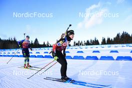06.01.2022, Oberhof, Germany (GER): Marte Olsbu Roeiseland (NOR) - IBU World Cup Biathlon, training, Oberhof (GER). www.nordicfocus.com. © Manzoni/NordicFocus. Every downloaded picture is fee-liable.
