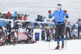 05.01.2022, Oberhof, Germany (GER): Fabien Claude (FRA) - IBU World Cup Biathlon, training, Oberhof (GER). www.nordicfocus.com. © Manzoni/NordicFocus. Every downloaded picture is fee-liable.