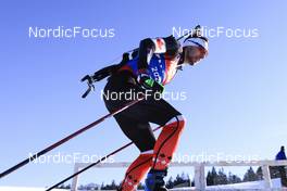 06.01.2022, Oberhof, Germany (GER): Trevor Kiers (CAN) - IBU World Cup Biathlon, training, Oberhof (GER). www.nordicfocus.com. © Manzoni/NordicFocus. Every downloaded picture is fee-liable.