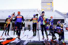 06.01.2022, Oberhof, Germany (GER): Roman Rees (GER), Lukas Fratzscher (GER), (l-r) - IBU World Cup Biathlon, training, Oberhof (GER). www.nordicfocus.com. © Manzoni/NordicFocus. Every downloaded picture is fee-liable.