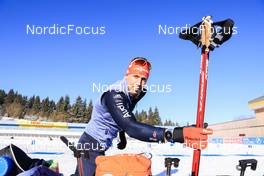 06.01.2022, Oberhof, Germany (GER): Philipp Nawrath (GER) - IBU World Cup Biathlon, training, Oberhof (GER). www.nordicfocus.com. © Manzoni/NordicFocus. Every downloaded picture is fee-liable.