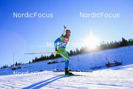 06.01.2022, Oberhof, Germany (GER): Rok Trsan (SLO) - IBU World Cup Biathlon, training, Oberhof (GER). www.nordicfocus.com. © Manzoni/NordicFocus. Every downloaded picture is fee-liable.