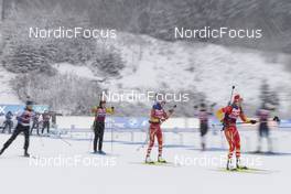 05.01.2022, Oberhof, Germany (GER): Undefined athlete competes - IBU World Cup Biathlon, training, Oberhof (GER). www.nordicfocus.com. © Manzoni/NordicFocus. Every downloaded picture is fee-liable.