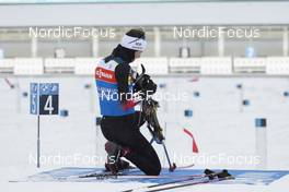 05.01.2022, Oberhof, Germany (GER): Sturla Holm Laegreid (NOR) - IBU World Cup Biathlon, training, Oberhof (GER). www.nordicfocus.com. © Manzoni/NordicFocus. Every downloaded picture is fee-liable.