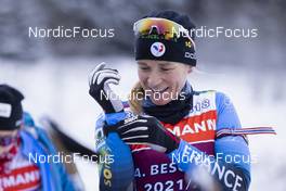 05.01.2022, Oberhof, Germany (GER): Anais Bescond (FRA) - IBU World Cup Biathlon, training, Oberhof (GER). www.nordicfocus.com. © Manzoni/NordicFocus. Every downloaded picture is fee-liable.
