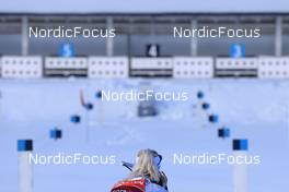 06.01.2022, Oberhof, Germany (GER): Mari Eder (FIN) - IBU World Cup Biathlon, training, Oberhof (GER). www.nordicfocus.com. © Manzoni/NordicFocus. Every downloaded picture is fee-liable.