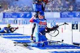 06.01.2022, Oberhof, Germany (GER): Daniil Serokhvostov (RUS) - IBU World Cup Biathlon, training, Oberhof (GER). www.nordicfocus.com. © Manzoni/NordicFocus. Every downloaded picture is fee-liable.