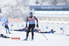 05.01.2022, Oberhof, Germany (GER): Sebastian Stalder (SUI) - IBU World Cup Biathlon, training, Oberhof (GER). www.nordicfocus.com. © Manzoni/NordicFocus. Every downloaded picture is fee-liable.