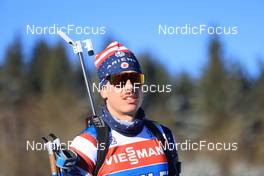 06.01.2022, Oberhof, Germany (GER): Paul Schommer (USA) - IBU World Cup Biathlon, training, Oberhof (GER). www.nordicfocus.com. © Manzoni/NordicFocus. Every downloaded picture is fee-liable.