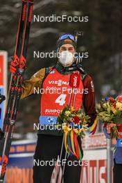 16.01.2022, Ruhpolding, Germany (GER): Vytautas Strolia (LTU) - IBU World Cup Biathlon, pursuit men, Ruhpolding (GER). www.nordicfocus.com. © Manzoni/NordicFocus. Every downloaded picture is fee-liable.