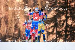 16.01.2022, Ruhpolding, Germany (GER): Alexandr Loginov (RUS) - IBU World Cup Biathlon, pursuit men, Ruhpolding (GER). www.nordicfocus.com. © Manzoni/NordicFocus. Every downloaded picture is fee-liable.