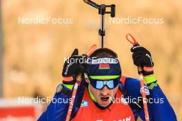 16.01.2022, Ruhpolding, Germany (GER): Anton Smolski (BLR) - IBU World Cup Biathlon, pursuit men, Ruhpolding (GER). www.nordicfocus.com. © Manzoni/NordicFocus. Every downloaded picture is fee-liable.