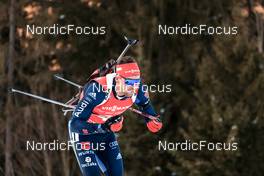 16.01.2022, Ruhpolding, Germany (GER): Philipp Nawrath (GER) - IBU World Cup Biathlon, pursuit men, Ruhpolding (GER). www.nordicfocus.com. © Manzoni/NordicFocus. Every downloaded picture is fee-liable.