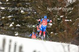 16.01.2022, Ruhpolding, Germany (GER): Daniil Serokhvostov (RUS) - IBU World Cup Biathlon, pursuit men, Ruhpolding (GER). www.nordicfocus.com. © Manzoni/NordicFocus. Every downloaded picture is fee-liable.