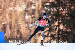 16.01.2022, Ruhpolding, Germany (GER): Campbell Wright (NZL) - IBU World Cup Biathlon, pursuit men, Ruhpolding (GER). www.nordicfocus.com. © Manzoni/NordicFocus. Every downloaded picture is fee-liable.