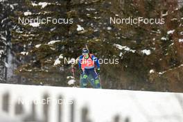 16.01.2022, Ruhpolding, Germany (GER): Anton Smolski (BLR) - IBU World Cup Biathlon, pursuit men, Ruhpolding (GER). www.nordicfocus.com. © Manzoni/NordicFocus. Every downloaded picture is fee-liable.