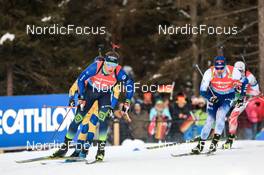 16.01.2022, Ruhpolding, Germany (GER): Dzmitry Lazouski (BLR) - IBU World Cup Biathlon, pursuit men, Ruhpolding (GER). www.nordicfocus.com. © Manzoni/NordicFocus. Every downloaded picture is fee-liable.