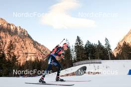 16.01.2022, Ruhpolding, Germany (GER): Benedikt Doll (GER) - IBU World Cup Biathlon, pursuit men, Ruhpolding (GER). www.nordicfocus.com. © Manzoni/NordicFocus. Every downloaded picture is fee-liable.