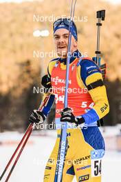 16.01.2022, Ruhpolding, Germany (GER): Oskar Brandt (SWE) - IBU World Cup Biathlon, pursuit men, Ruhpolding (GER). www.nordicfocus.com. © Manzoni/NordicFocus. Every downloaded picture is fee-liable.