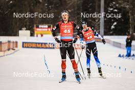 16.01.2022, Ruhpolding, Germany (GER): Jules Burnotte (CAN) - IBU World Cup Biathlon, pursuit men, Ruhpolding (GER). www.nordicfocus.com. © Manzoni/NordicFocus. Every downloaded picture is fee-liable.