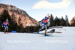 16.01.2022, Ruhpolding, Germany (GER): Dmytro Pidruchnyi (UKR) - IBU World Cup Biathlon, pursuit men, Ruhpolding (GER). www.nordicfocus.com. © Manzoni/NordicFocus. Every downloaded picture is fee-liable.