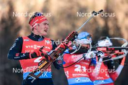 16.01.2022, Ruhpolding, Germany (GER): Benedikt Doll (GER) - IBU World Cup Biathlon, pursuit men, Ruhpolding (GER). www.nordicfocus.com. © Manzoni/NordicFocus. Every downloaded picture is fee-liable.