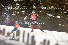 16.01.2022, Ruhpolding, Germany (GER): Scott Gow (CAN) - IBU World Cup Biathlon, pursuit men, Ruhpolding (GER). www.nordicfocus.com. © Manzoni/NordicFocus. Every downloaded picture is fee-liable.